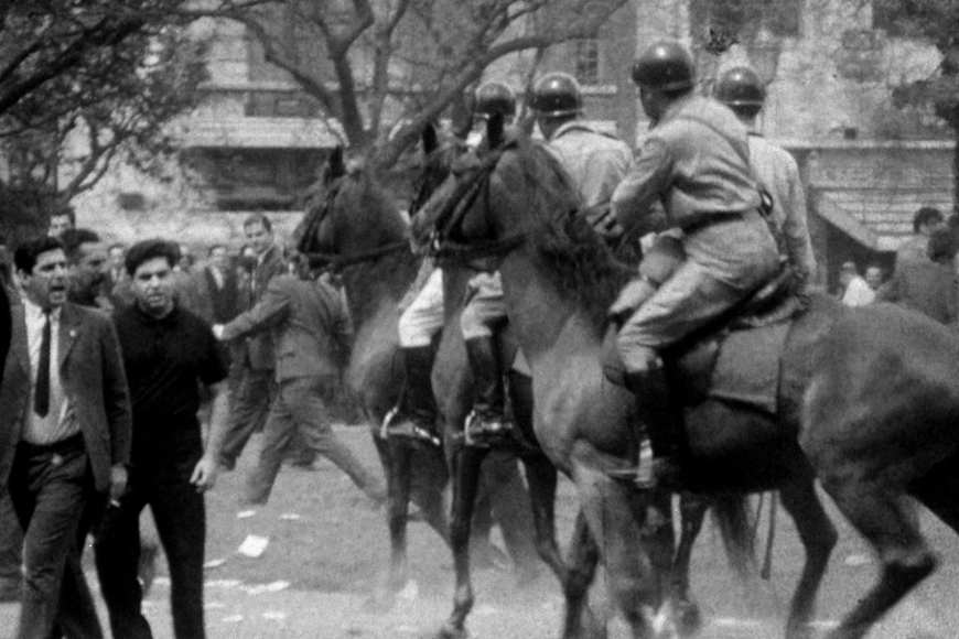 Filmstill La hora de los hornos. Neocolonialismo y violencia